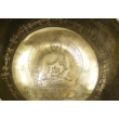 1012 grammos tibeti mantrás hangtál 7 fémből készült, belsejében Gyógyító Buddha gravírozással - videoval