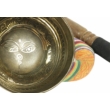 279 grammos tibeti mantrás hangtál 7 fémből készült, színes brokáttal - videoval