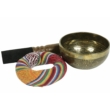 279 grammos tibeti mantrás hangtál 7 fémből készült, színes brokáttal - videoval