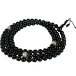 Onyx mala tenyésztett gyöngy osztóval 88 cm kerületű