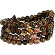Tigrisszem mala tibeti osztóval 108 szemes 90 cm kerületű