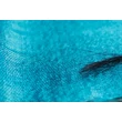 100% valódi hernyóselyem sál türkizkék színű nyers selyem Rawsilk