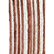 100% valódi hernyóselyem barna csíkos nyers selyem sál 50x180cm