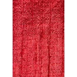 100% valódi hernyóselyem korallpiros színű nyers selyem sál 50x180cm