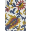 Liliomfehér alapon virágmintás 100% valódi hernyóselyem sál 50x180cm