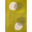 Olívazöld alapon pöttyös 100% valódi hernyóselyem sál 50x180cm