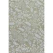 Óarany alapon liliomfehér virág mintás 100% valódi hernyóselyem sál 50x180cm