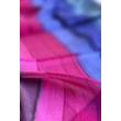 Magenta, püspöklila, padlizsán, pelikánrózsaszín és szürke 100% valódi hernyóselyem sál 50x180cm