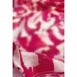 Schiaparelli rózsaszín alapon mintás 100% valódi hernyóselyem sál 50x180cm