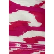 Schiaparelli rózsaszín alapon mintás 100% valódi hernyóselyem sál 50x180cm