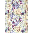 Hófehér alapon virágmintás 100% valódi hernyóselyem sál 50x180 cm
