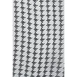 Achátszürke alapon tyúkláb mintás 100% valódi hernyóselyem sál 100x180 cm