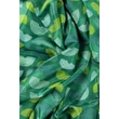 Dzsungelzöld alapon mintás 100% valódi hernyóselyem sál 100x180 cm