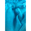 Türkizkék színű 100% valódi hernyóselyem sál 100x180 cm