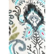 Ébenfekete modern paisley mintás 100% valódi hernyóselyem sál 100x180 cm