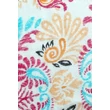 Bíbor modern paisley mintás 100% valódi hernyóselyem sál 100x180 cm