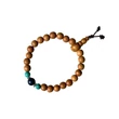 Szantálfa mala valódi illatos szantál fából tibeti osztóval 16 cm kerületű
