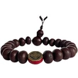 Bodhi mala dupla dordzse osztóval, 21 szemből 18 cm kerületű