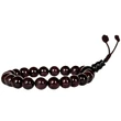 Gránát mala onyx guruval, 21 szemes 16 cm kerületű karmala