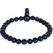 Lápisz lazuli mala  27 szemes 16 cm kerületű karmala