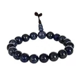 Lápisz lazuli mala 18 szemes 16 cm kerületű karmala