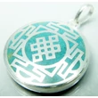 vegtelen-csomo-mandala-medal-turkiz-1