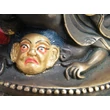 Mahakála Buddha szobor tibeti oltárra - lánggal együtt 30 cm magas!