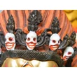 Mahakála Buddha szobor tibeti oltárra - lánggal együtt 30 cm magas!