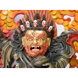 Mahakála Buddha szobor tibeti oltárra - lánggal együtt 30 cm magas!