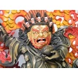 Mahakála Buddha szobor tibeti oltárra - lánggal együtt 30 cm magas!