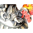 Mahakála Buddha szobor tibeti oltárra - lánggal együtt 30 cm magas!