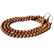 Bodhifa mala natúr szemekből tibeti osztóval 138 cm kerületű
