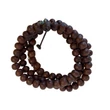 Bodhifa mala natúr szemekből barna színben 102 cm kerületű
