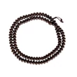 Bodhifa mala natúr szemekből sötétbarna színben 94 cm kerületű