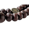 Bodhifa mala natúr szemekből sötétbarna színben 98 cm kerületű