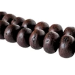 Bodhifa mala natúr szemekből sötétbarna színben 98 cm kerületű