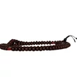 Bodhifa mala natúr szemekből sötétbarna színben 98 cm kerületű