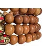 Szantál mala valódi illatos szantálfából, 76 cm kerületű, tibeti osztós