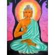 Eredeti indiai kézzel festett Buddha batik kép-115x75cm-es falikép