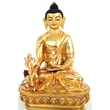 Gyógyító Buddha szobor, tradícionális tibeti buddhista ábrázolás