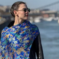HERNYÓ SELYEM 100% SILK SÁL KENDŐ