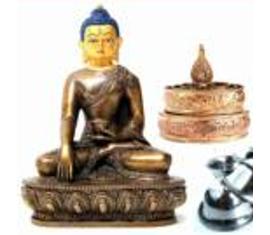 TIBETI BUDDHISTA OLTÁR TIBETI BUDDHISTA OLTÁR