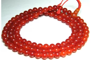 Karneol mala karneol guruval 8mm-es szemekből