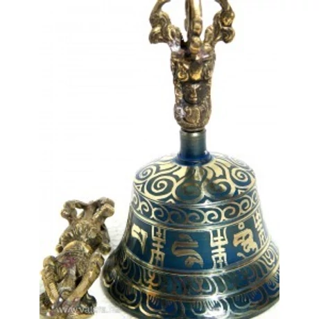 Tradícionális tibeti buddhista csengő és dordzse - vadzsra és gantha