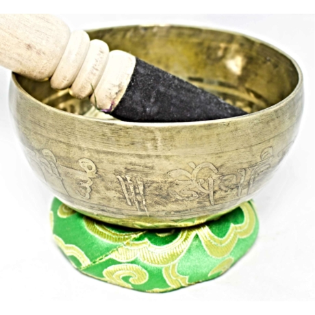 343-gramm-tibeti-mantras-zöld-brokattal
