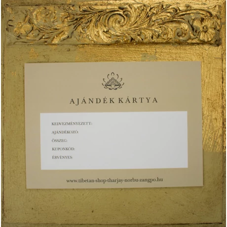Ajándék utalvány 50.000,-ft értékben