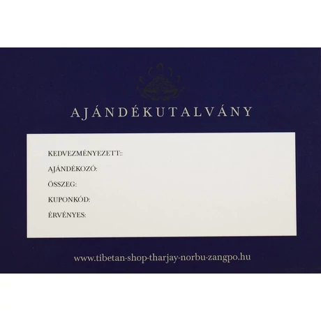 Ajándék utalvány 50.000,-ft értékben