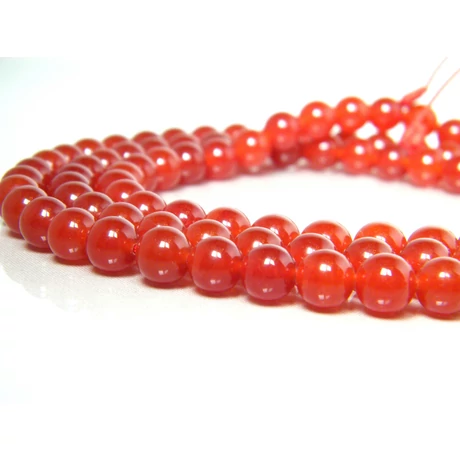 Karneol mala karneol guruval 8mm-es szemekből