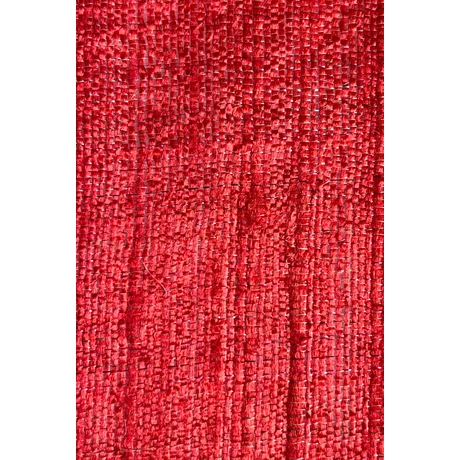 100% valódi hernyóselyem korallpiros színű nyers selyem sál 50x180cm