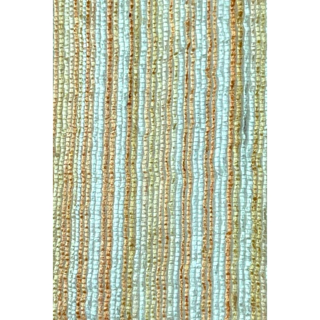 100% valódi hernyóselyem sárga csíkos nyers selyem sál 50x180cm